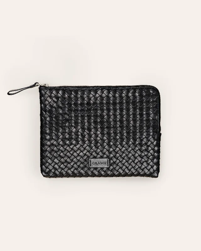 Bejeweled Clutch in Purple for Opera PerformancesBATU S Black Dama Pouch