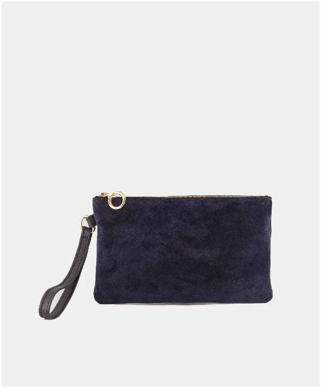 Women's Faux Fur Clutch in White for Winter BallsWHITNEY WRISTLET