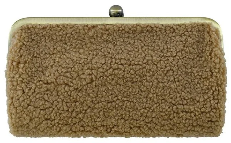 Pearl - Embellished Clutch in Cream for Bridal ShowersBP208SH Sherpa Kiss Lock Clutch Pearl - Embellished Clutch in Cream for Bridal ShowersBP208SH Sherpa Kiss Lock Clutch