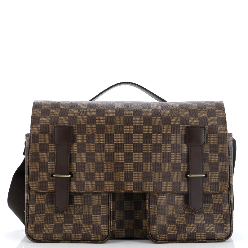 Women's Crossbody Bag with RFID - Blocking Pocket in Black for Safe TravelBroadway Bag Damier Women's Crossbody Bag with RFID - Blocking Pocket in Black for Safe TravelBroadway Bag Damier