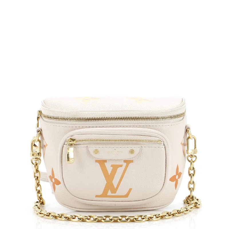 Geometric - Printed PVC Crossbody Bag in Multicolor for Trendy Street StyleBum Bag By The Pool Monogram Empreinte Giant Mini Geometric - Printed PVC Crossbody Bag in Multicolor for Trendy Street StyleBum Bag By The Pool Monogram Empreinte Giant Mini