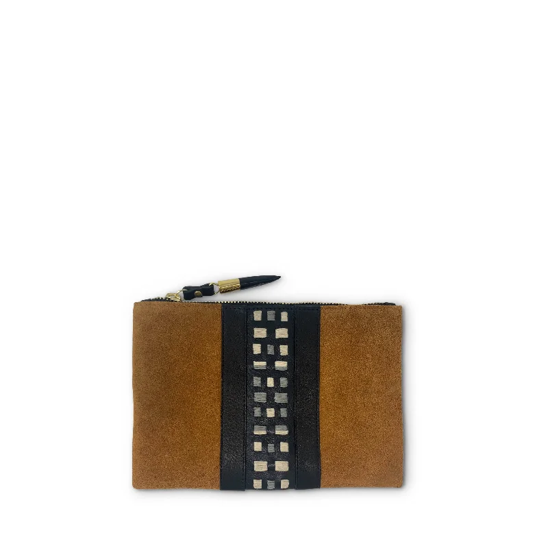 Large Sequin Clutch in Gold for Red - Carpet EventsBurnt Sienna With Polo Embroidery Small Pouch Large Sequin Clutch in Gold for Red - Carpet EventsBurnt Sienna With Polo Embroidery Small Pouch