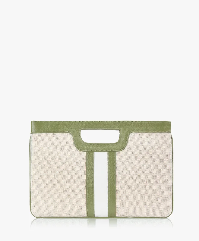 Quilted Leather Evening Bag in Gray for Sophisticated EventsCamilla Clutch
