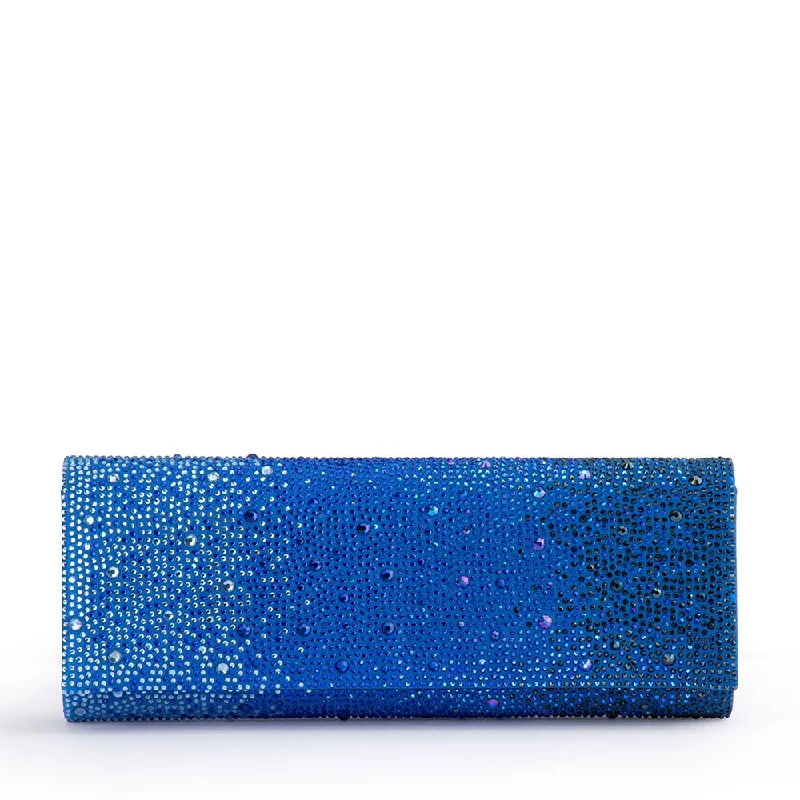 Geometric - Patterned PVC Evening Bag in Multicolor for Trendy Nights OutCAMILLE Ombre Hotfix Clutch Geometric - Patterned PVC Evening Bag in Multicolor for Trendy Nights OutCAMILLE Ombre Hotfix Clutch