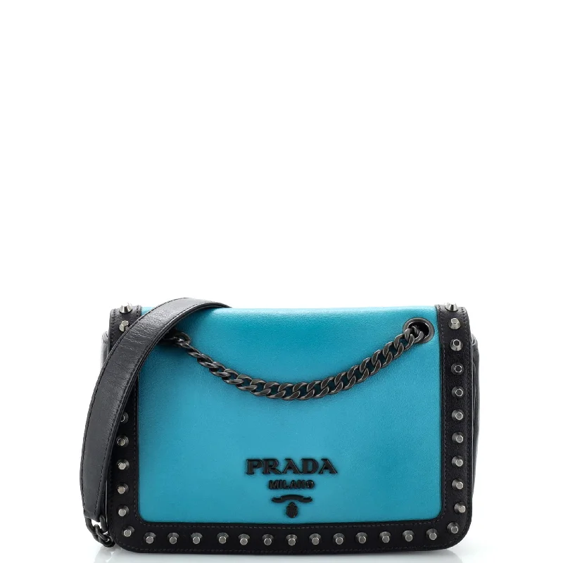 Women's Crossbody Bag with Chain Strap in Gold for a Glamorous TouchChain Flap Bag Studded Glace Calf Small Women's Crossbody Bag with Chain Strap in Gold for a Glamorous TouchChain Flap Bag Studded Glace Calf Small