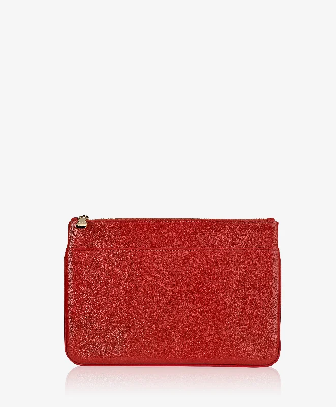 Lace - Trimmed Satin Clutch in Ivory for Garden WeddingsChloe Clutch