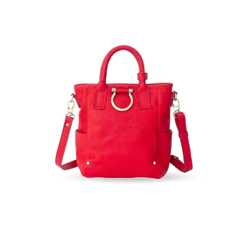 Leather - Trimmed Denim Crossbody Bag in Blue for a Vintage - Inspired LookChloe Mini Convertible Backpack and Crossbody