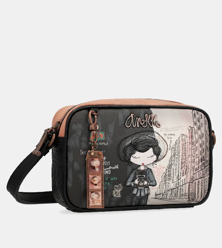 Women's Crossbody Bag with RFID - Blocking Pocket in Black for Safe TravelCity Moments rectangular crossbody bag Women's Crossbody Bag with RFID - Blocking Pocket in Black for Safe TravelCity Moments rectangular crossbody bag