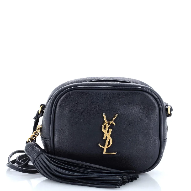 Women's Crossbody Bag with Chain Strap in Gold for a Glamorous TouchClassic Monogram Blogger Crossbody Bag Leather Small
