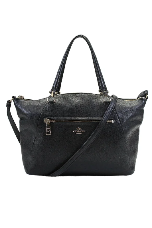 Metallic Crossbody Bag in Silver for New Year's Eve and Special CelebrationsCoach Womens Leather Gold Tone Hardware Top Handle Crossbody Bag Black Metallic Crossbody Bag in Silver for New Year's Eve and Special CelebrationsCoach Womens Leather Gold Tone Hardware Top Handle Crossbody Bag Black
