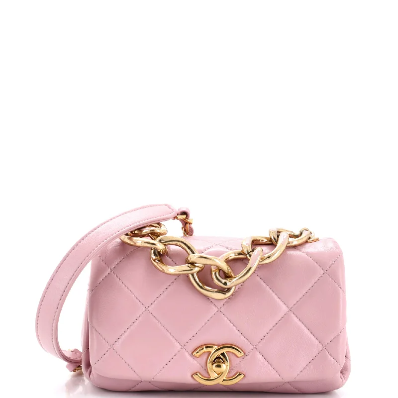 Women's Crossbody Bag with Chain Strap in Gold for a Glamorous TouchColor Match Flap Bag Quilted Lambskin Mini Women's Crossbody Bag with Chain Strap in Gold for a Glamorous TouchColor Match Flap Bag Quilted Lambskin Mini