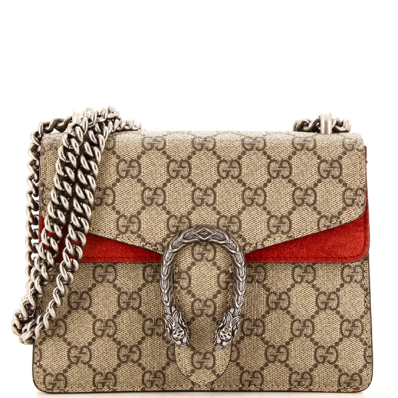 Geometric - Printed PVC Crossbody Bag in Multicolor for Trendy Street StyleDionysus Bag GG Coated Canvas Mini Geometric - Printed PVC Crossbody Bag in Multicolor for Trendy Street StyleDionysus Bag GG Coated Canvas Mini