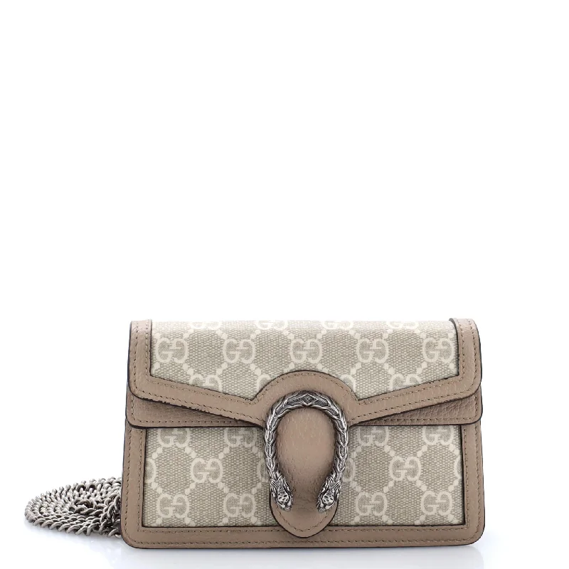 Large Faux Leather Crossbody Bag in Brown with Tassel Details for Casual TravelDionysus Bag GG Coated Canvas with Leather Super Mini