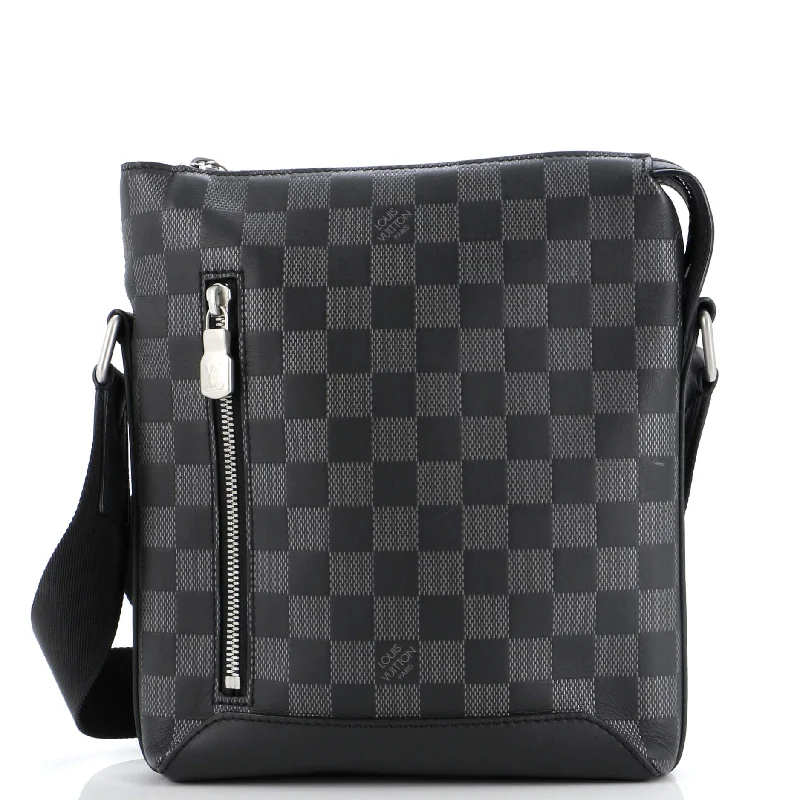 Geometric - Printed PVC Crossbody Bag in Multicolor for Trendy Street StyleDiscovery Messenger Bag Damier Infini Leather BB
