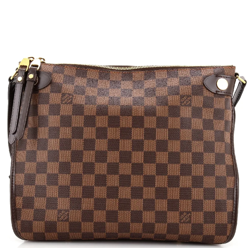 Women's Crossbody Bag with RFID - Blocking Pocket in Black for Safe TravelDuomo Messenger Bag Damier