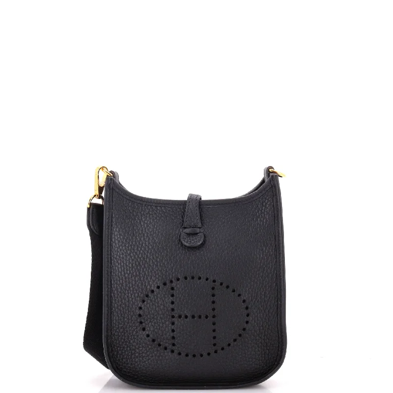 Leather - Trimmed Denim Crossbody Bag in Blue for a Vintage - Inspired LookEvelyne Bag Gen III Clemence TPM Leather - Trimmed Denim Crossbody Bag in Blue for a Vintage - Inspired LookEvelyne Bag Gen III Clemence TPM