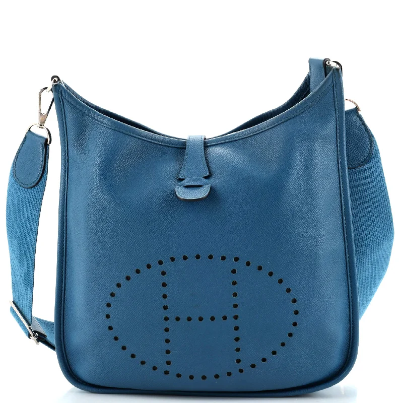 Metallic Crossbody Bag in Silver for New Year's Eve and Special CelebrationsEvelyne Bag Gen III Epsom PM