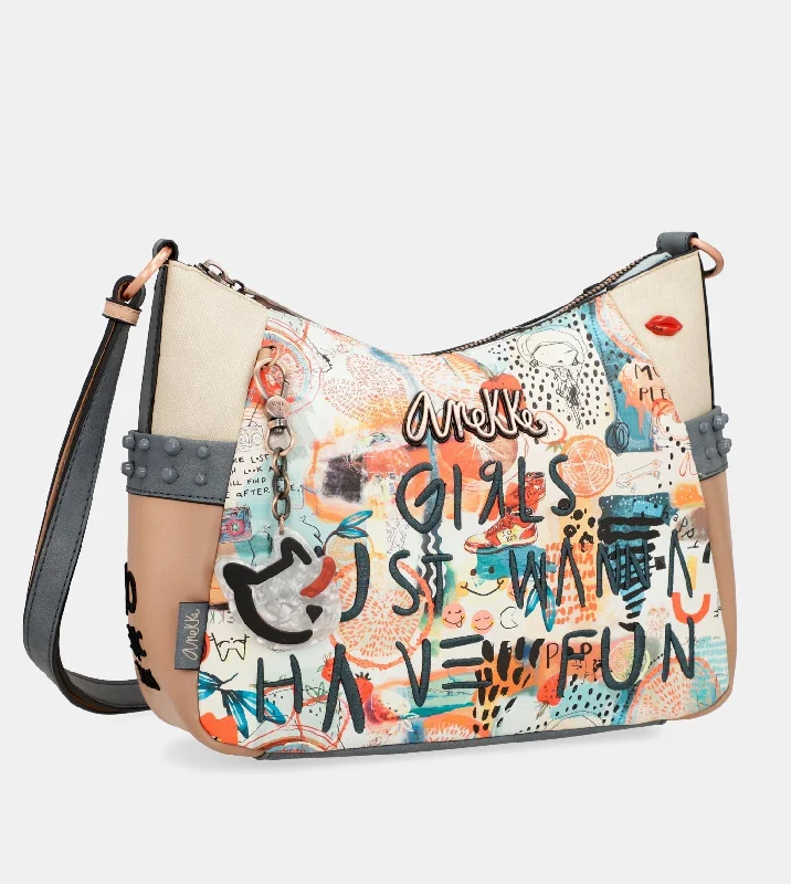 Hand - painted Canvas Crossbody Bag in Yellow for a Unique and Artistic LookFancy shoulder bag