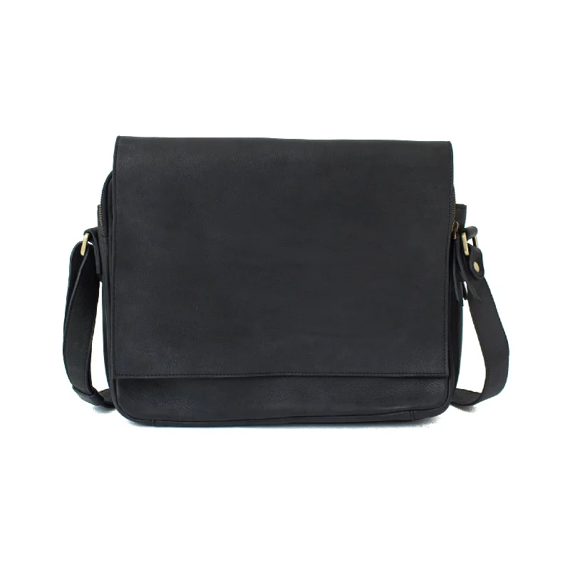 Black Raw Leather