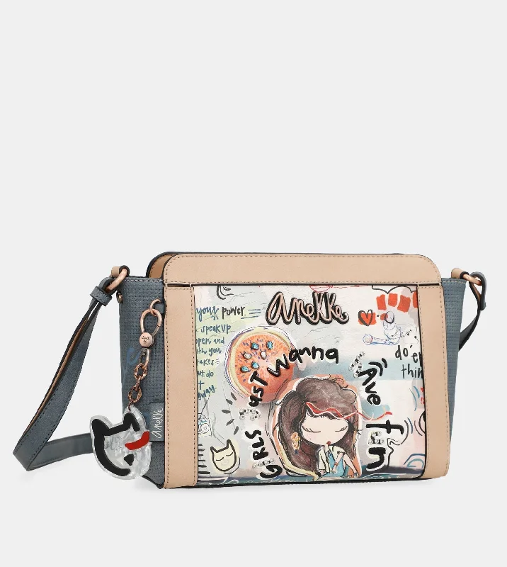 Women's Crossbody Bag with Adjustable Strap in Orange for Customizable ComfortFun & Music Rectangular crossbody bag Women's Crossbody Bag with Adjustable Strap in Orange for Customizable ComfortFun & Music Rectangular crossbody bag