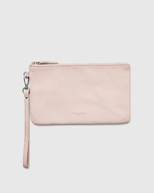 Women's Lizard - Print Clutch in Brown for a Chic LookLeather Clutch Travel Pouch - Chic Rose Pink Women's Lizard - Print Clutch in Brown for a Chic LookLeather Clutch Travel Pouch - Chic Rose Pink