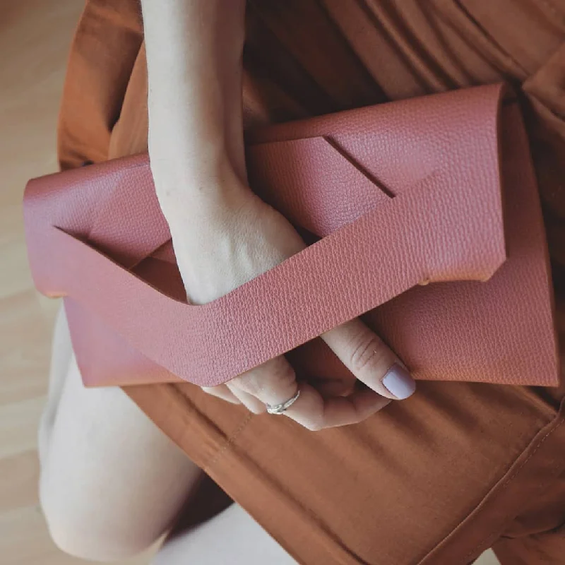 textured burnt orange