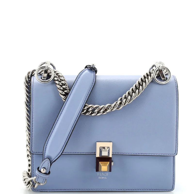 Women's Crossbody Bag with Chain Strap in Gold for a Glamorous TouchKan I Bag Leather Small