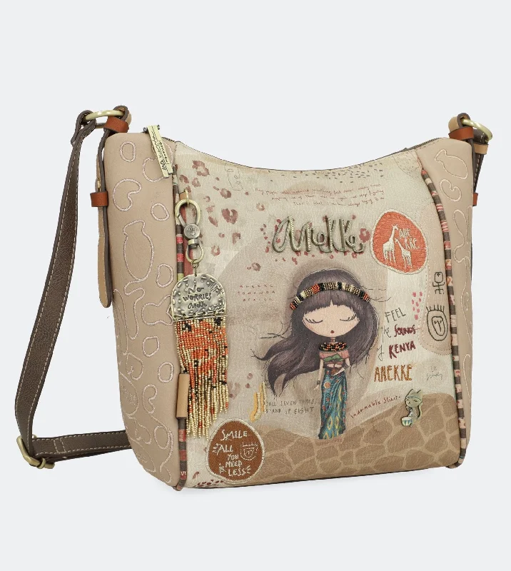 Hand - painted Canvas Crossbody Bag in Yellow for a Unique and Artistic LookKenya Embroidered Crossbody bag Hand - painted Canvas Crossbody Bag in Yellow for a Unique and Artistic LookKenya Embroidered Crossbody bag
