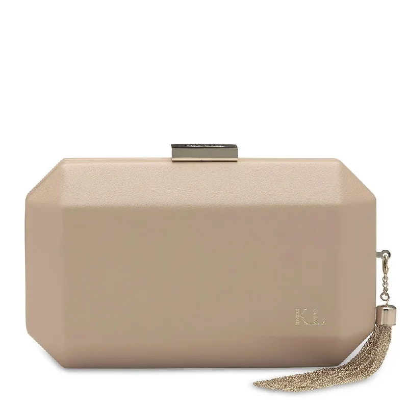 Snake - Skin Effect Clutch in Green for Exotic PartiesLIA Monogrammed Clutch