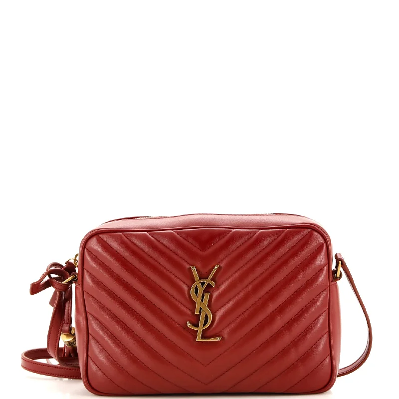 Plus - size Women's Crossbody Bag in Burgundy for Ample StorageLou Camera Bag Matelasse Chevron Leather Small Plus - size Women's Crossbody Bag in Burgundy for Ample StorageLou Camera Bag Matelasse Chevron Leather Small