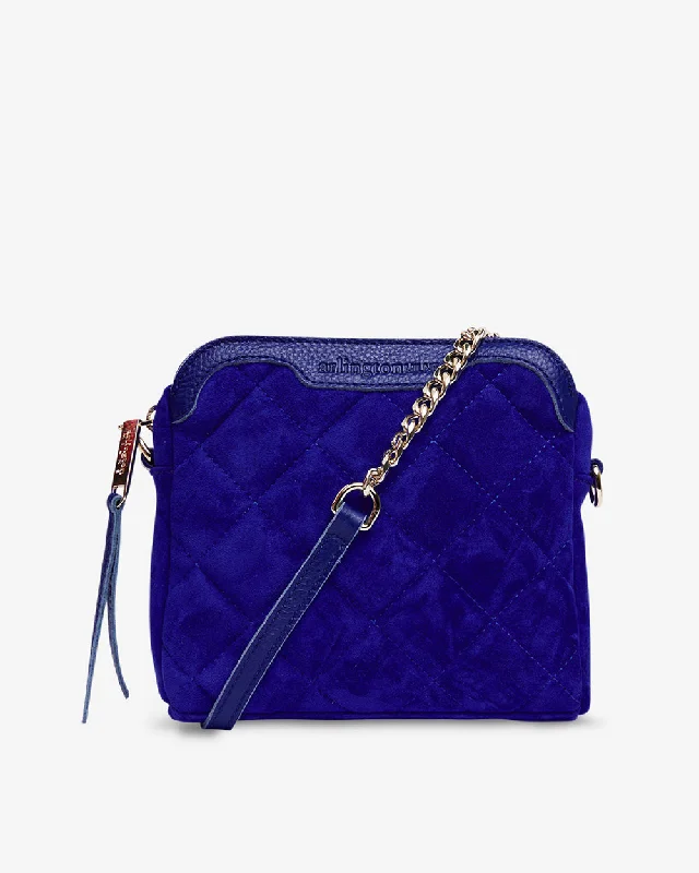 Women's Lizard - Print Clutch in Brown for a Chic LookLucia Bag - Cobalt