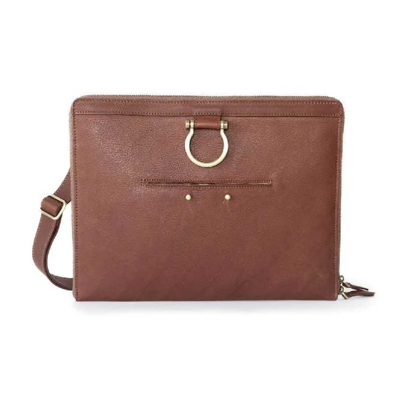 Women's Crossbody Bag with Zippered Pocket on the Back in Red for SecurityM Large Crossbody