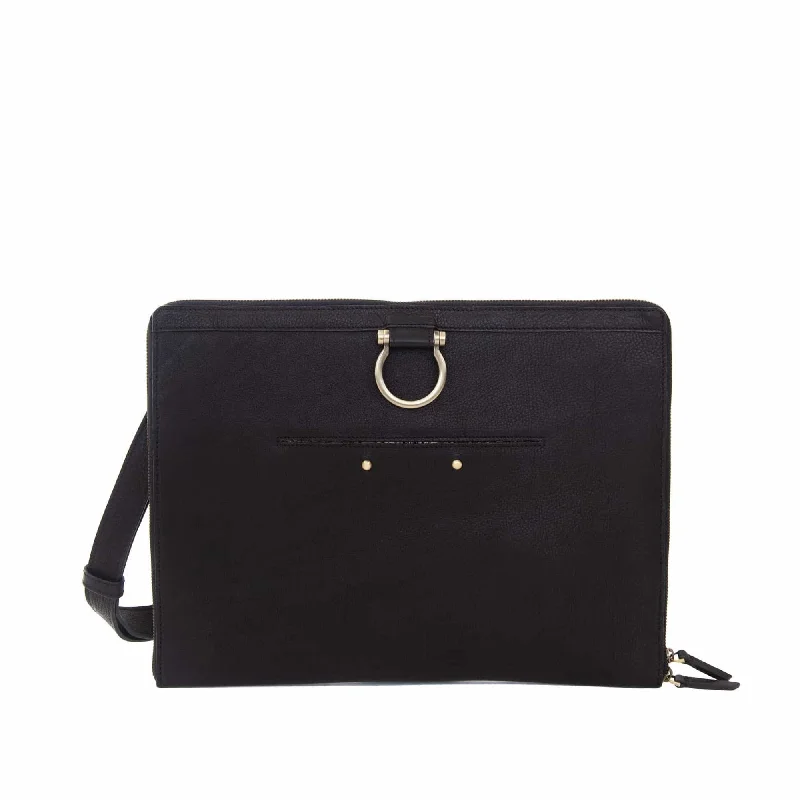 Black Raw Leather