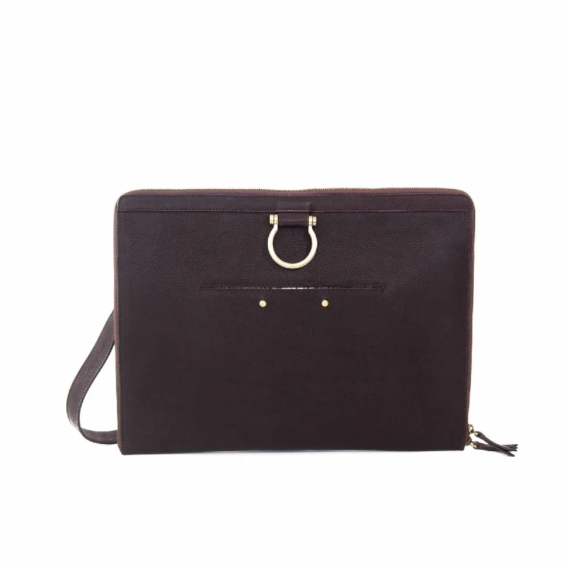 Chocolate Brown Raw Leather