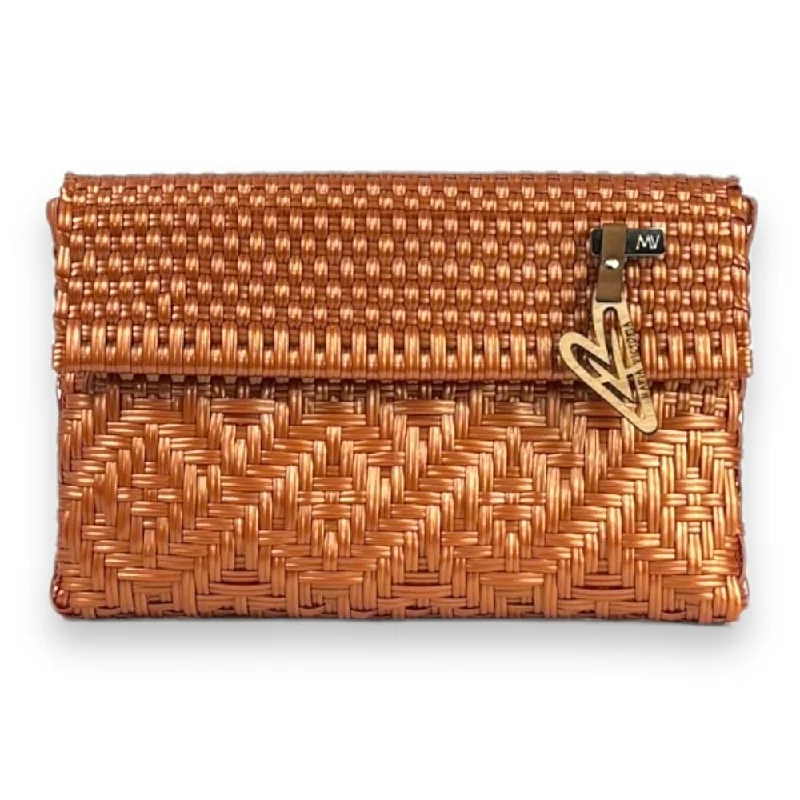 Leather Clutch with Chain Strap in Black for Cocktail PartiesMaria Victoria | Glow MBR DI | Upcycled, Handwoven, Clutch Leather Clutch with Chain Strap in Black for Cocktail PartiesMaria Victoria | Glow MBR DI | Upcycled, Handwoven, Clutch