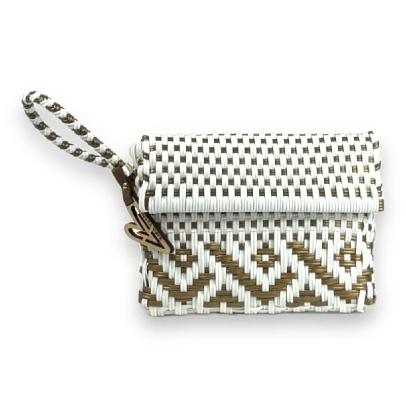 Large Sequin Clutch in Gold for Red - Carpet EventsMaria Victoria | Nova WG CA | Upcycled, Handwoven, Wristlet Large Sequin Clutch in Gold for Red - Carpet EventsMaria Victoria | Nova WG CA | Upcycled, Handwoven, Wristlet