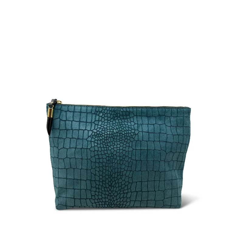 Mirrored Clutch in Silver for Futuristic - Themed GatheringsMedium Pouch - Balsam