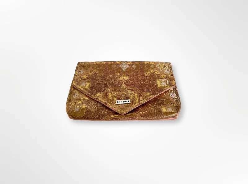 Pearl - Embellished Clutch in Cream for Bridal ShowersMetallic Pink Mandala Clutch