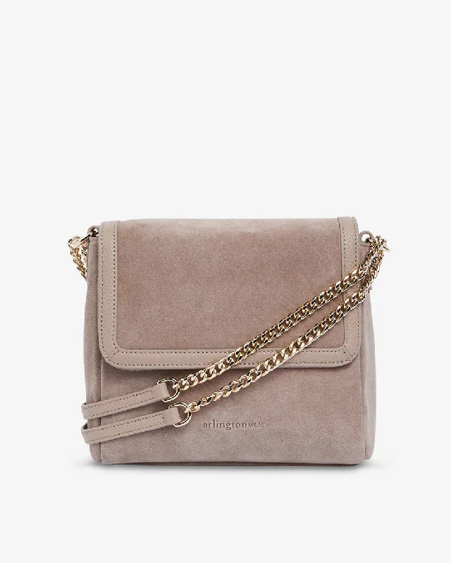 Women's Studded Leather Evening Bag in Black for Rock - n - Roll NightsMini Antonia - Fawn Women's Studded Leather Evening Bag in Black for Rock - n - Roll NightsMini Antonia - Fawn