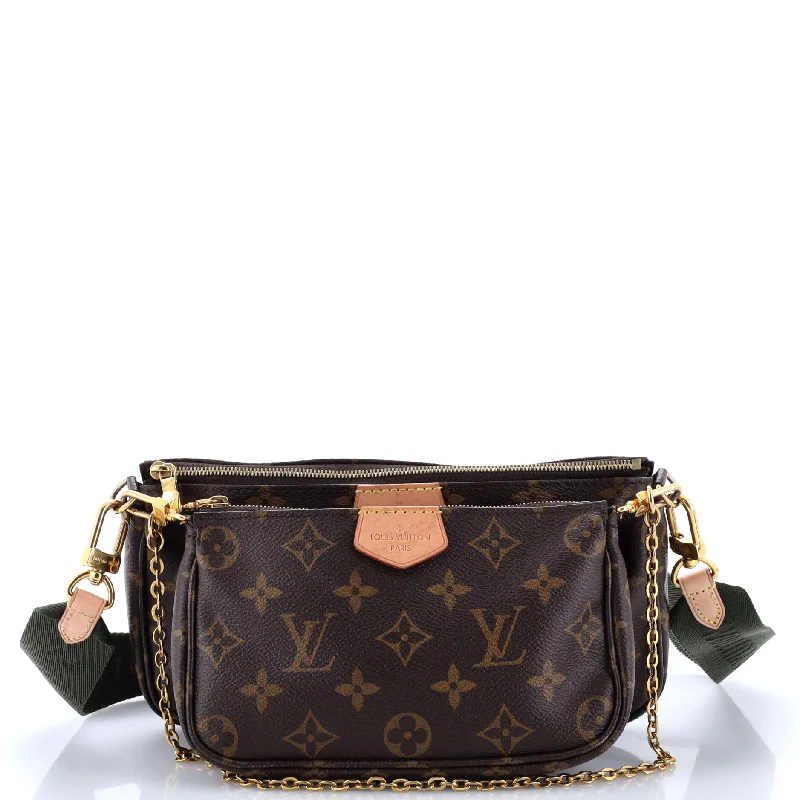Embroidered Silk Crossbody Bag in Purple for Formal Events and WeddingsMulti Pochette Accessoires Monogram Canvas