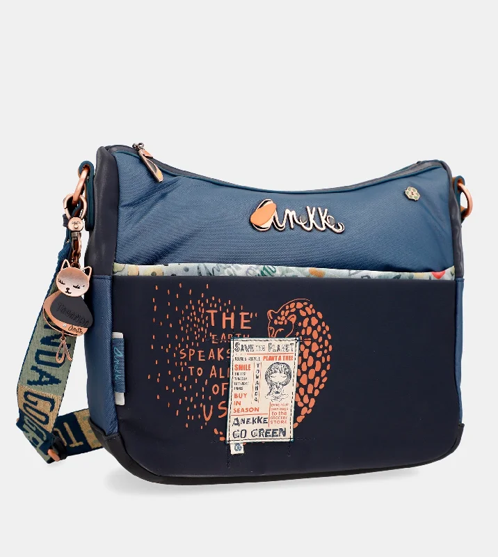 Large Faux Leather Crossbody Bag in Brown with Tassel Details for Casual TravelNature Pachamama navy blue crossbody bag with pockets