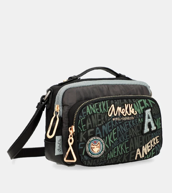 Geometric - Printed PVC Crossbody Bag in Multicolor for Trendy Street StyleNature Woods printed shoulder bag