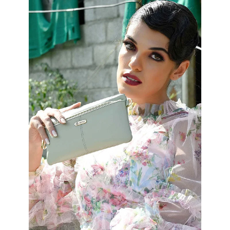 Women's Glittery Clutch in Blue for Disco - Themed EventsOdette Green Clutch Purse for Women