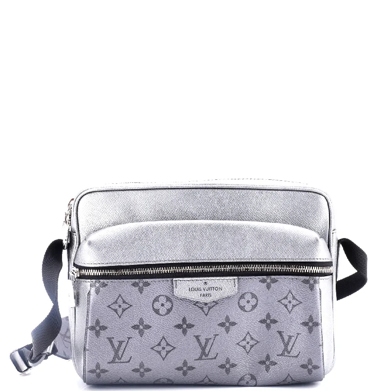 Women's Crossbody Bag with Multiple Compartments in Gray for Organized Daily UseOutdoor Messenger Bag Monogram Taigarama