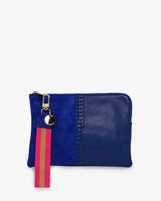Bejeweled Clutch in Purple for Opera PerformancesPaige Clutch Whip Stitch - Cobalt & Cobalt Bejeweled Clutch in Purple for Opera PerformancesPaige Clutch Whip Stitch - Cobalt & Cobalt
