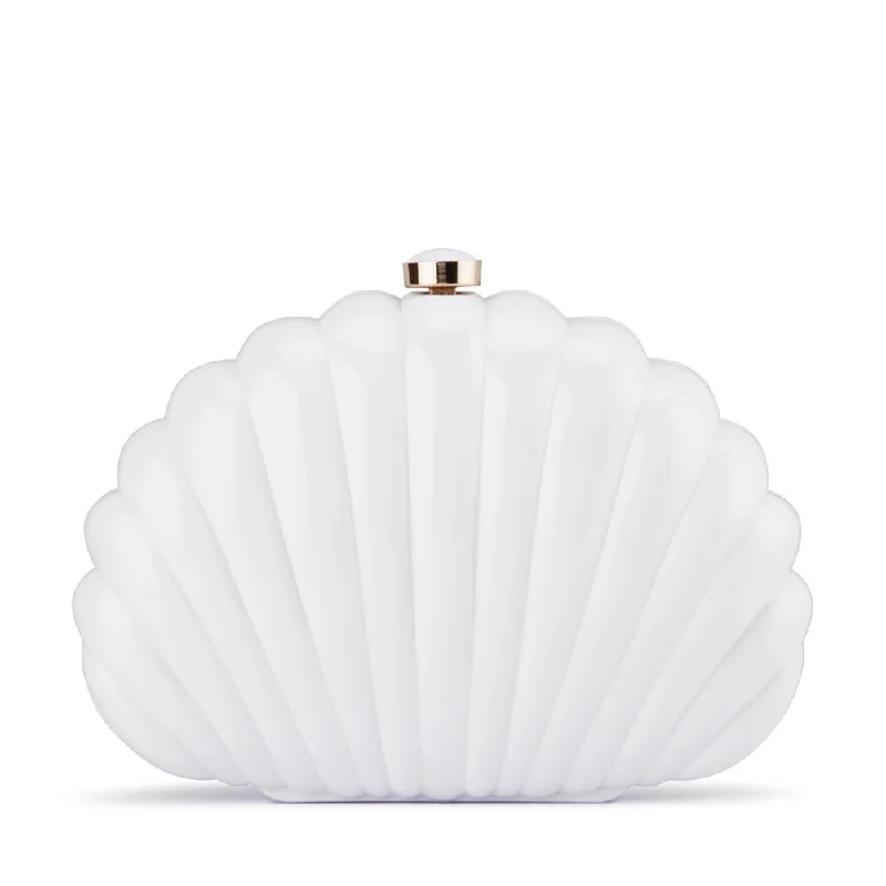Bejeweled Clutch in Purple for Opera PerformancesPAULY Shell Clutch