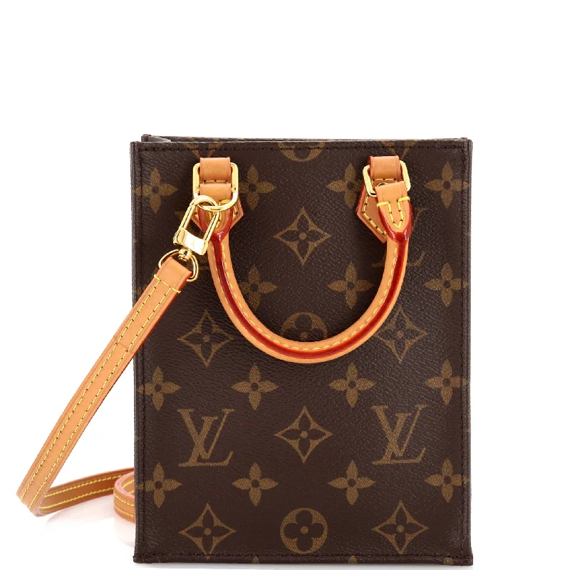 Women's Crossbody Bag with Magnetic Closure in White for Quick AccessPetit Sac Plat Bag Monogram Canvas