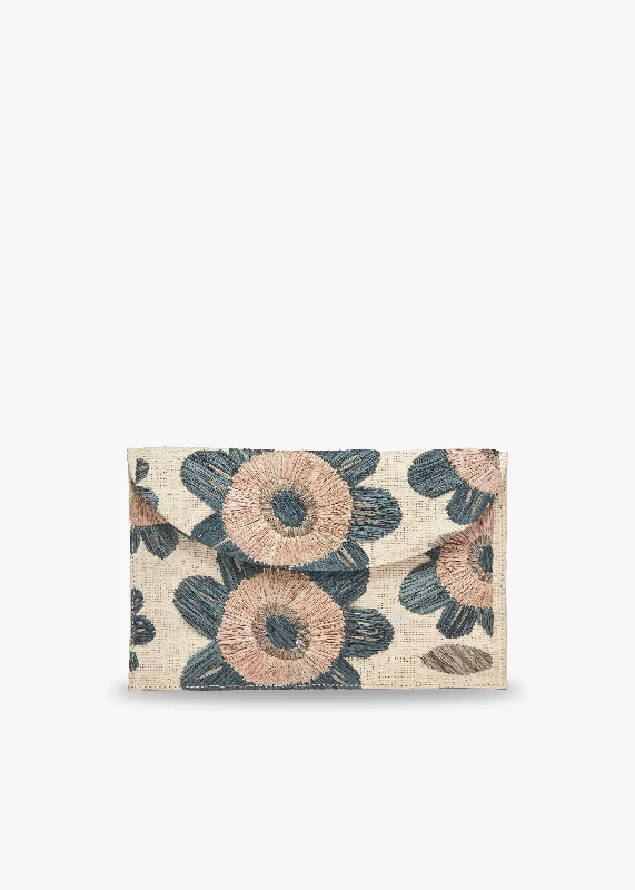 Women's Studded Leather Evening Bag in Black for Rock - n - Roll NightsPrimrose Embroidered Straw Envelope Clutch Bag