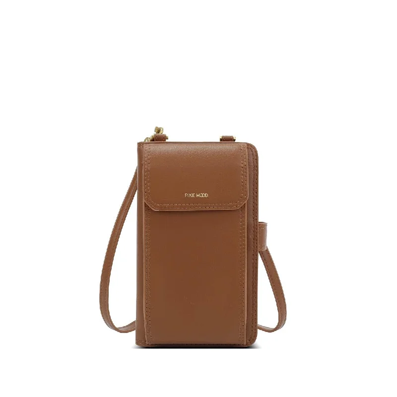 Quilted Leather Crossbody Bag in Cream for a Classic and Elegant AppearanceRae Phone Crossbody Bag