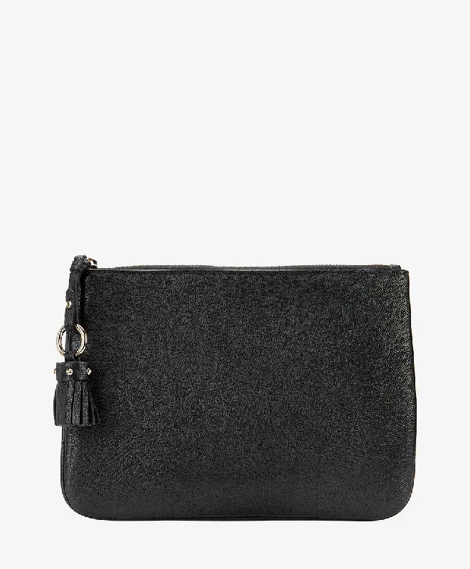 Women's Studded Leather Evening Bag in Black for Rock - n - Roll NightsRory Clutch